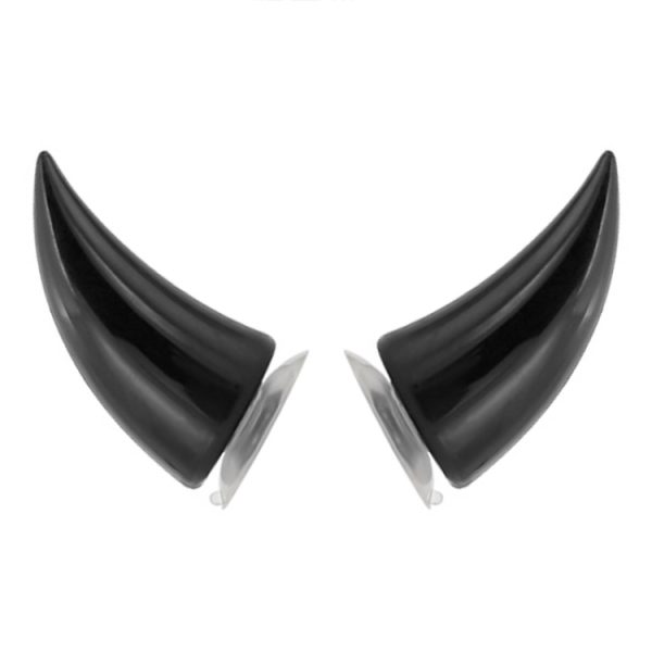 2 PCS Motorcycle Helmet Devil Decoration Motorbike Helmet Suction Cups Horns Decoration Headwear Sucker - Image 2