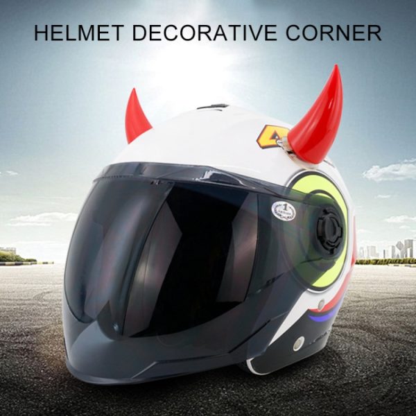 2 PCS Motorcycle Helmet Devil Decoration Motorbike Helmet Suction Cups Horns Decoration Headwear Sucker - Image 10