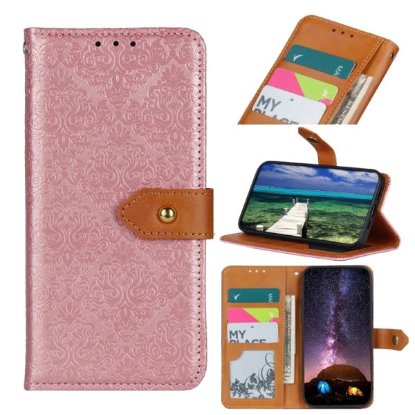 European Floral Embossed Leather Phone Case - Image 9