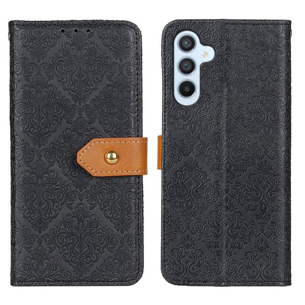 European Floral Embossed Leather Phone Case - Image 13