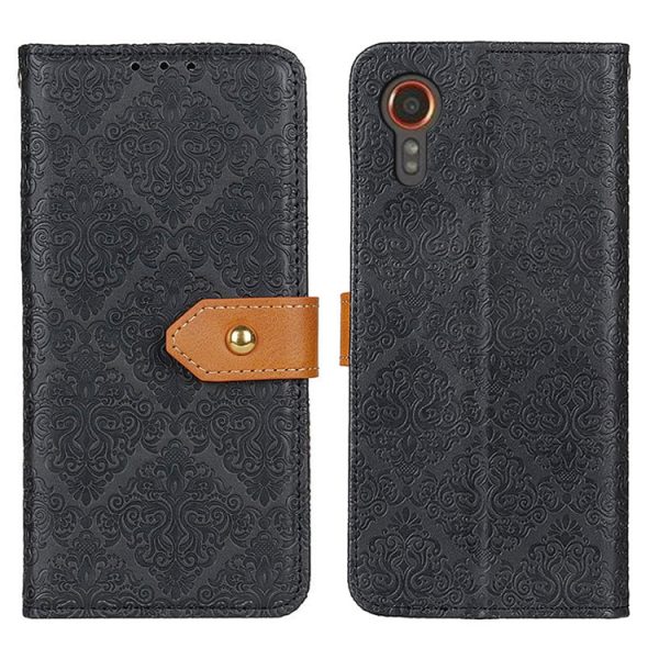 European Floral Embossed Leather Phone Case - Image 31