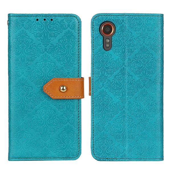 European Floral Embossed Leather Phone Case - Image 32